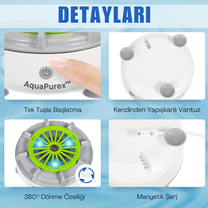 AquaPurex™ - Gıda Zehri Temizleyici Akıllı Cihaz