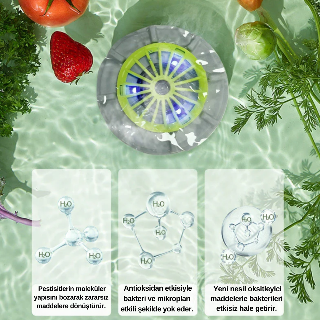 AquaPurex™ - Gıda Zehri Temizleyici Akıllı Cihaz